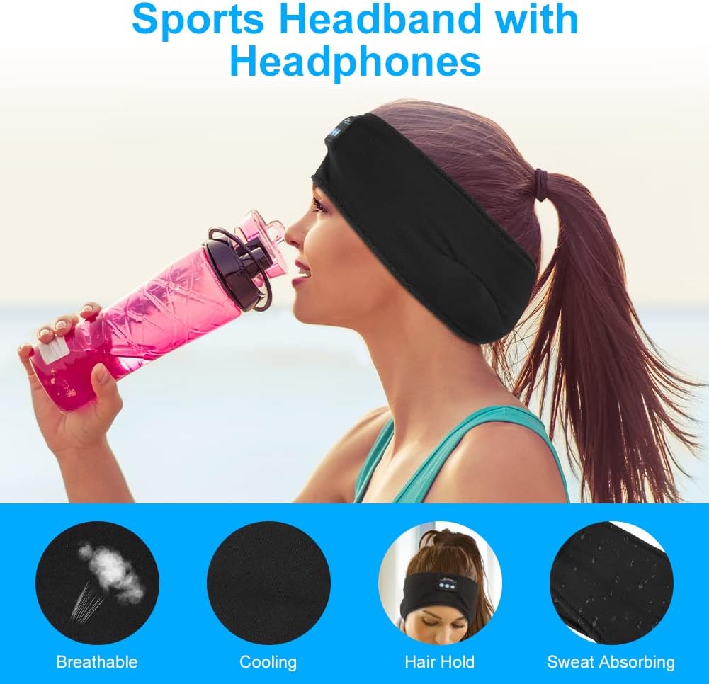 Fascia Bluetooth 3 in 1 – Cuffie per Dormire, Sport e Relax