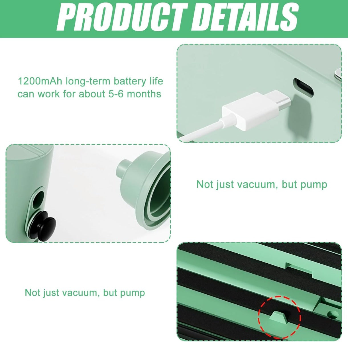 Macchina Sottovuoto Portatile Compatta – Sigillatrice per Alimenti con 10 Sacchetti, Ricarica USB