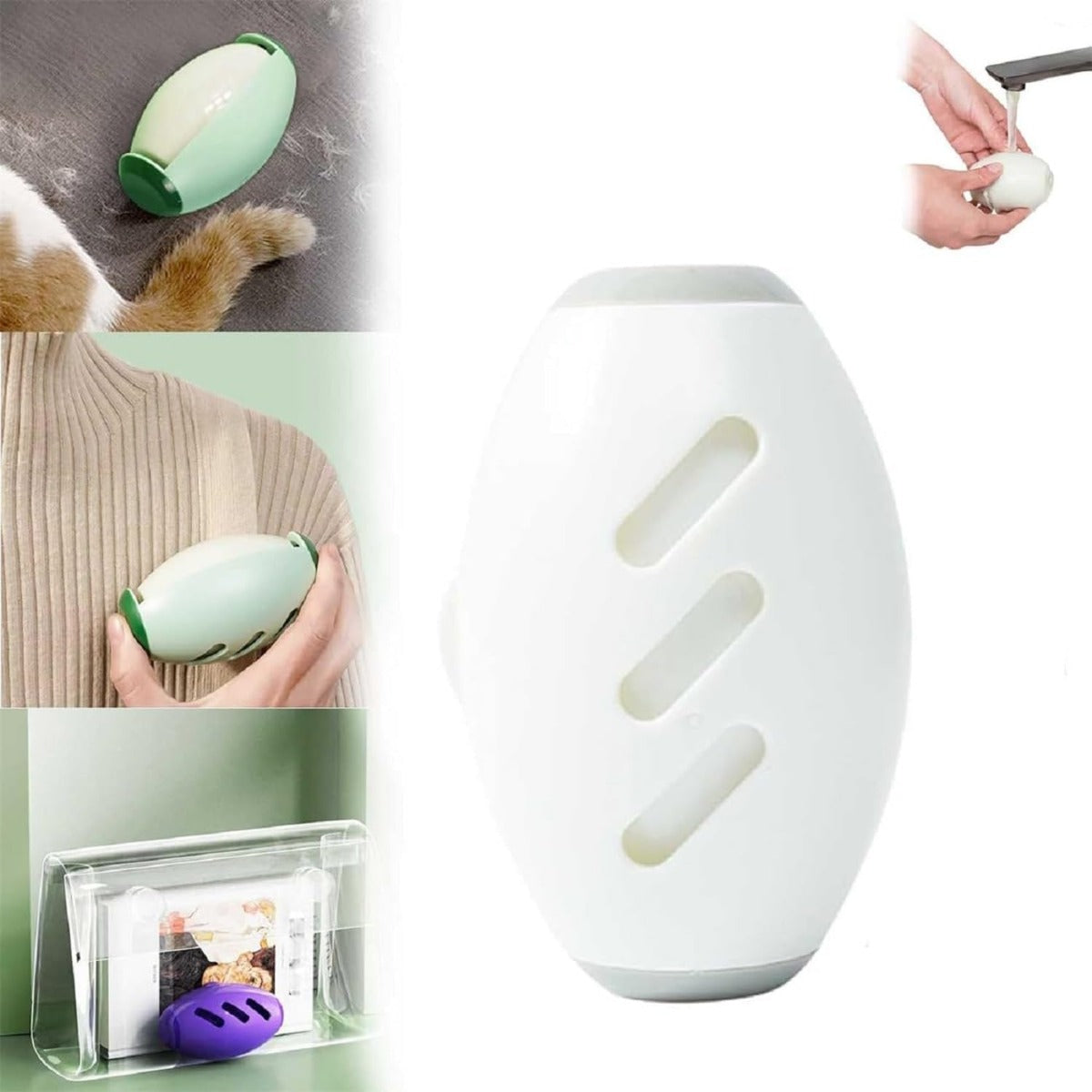 Rullo per Pelucchi Riutilizzabile per Peli di Animali Domestici – Extra Adesivo, Lavabile ed Efficiente