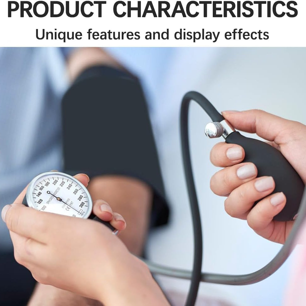 Sfigmomanometro aneroide con stetoscopio incorporato per l’autocontrollo della pressione.