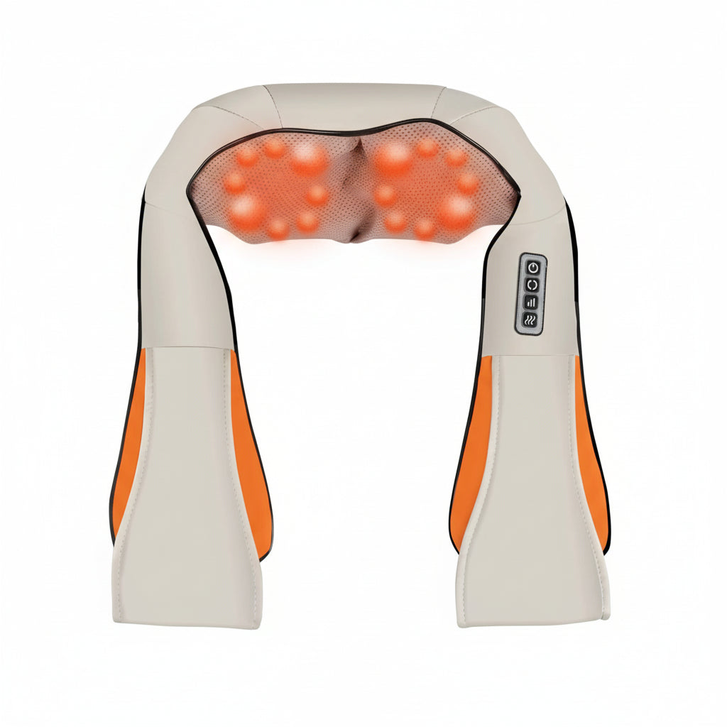 Massaggiatore Cervicale e Schiena con Funzione Shiatsu e Riscaldamento
