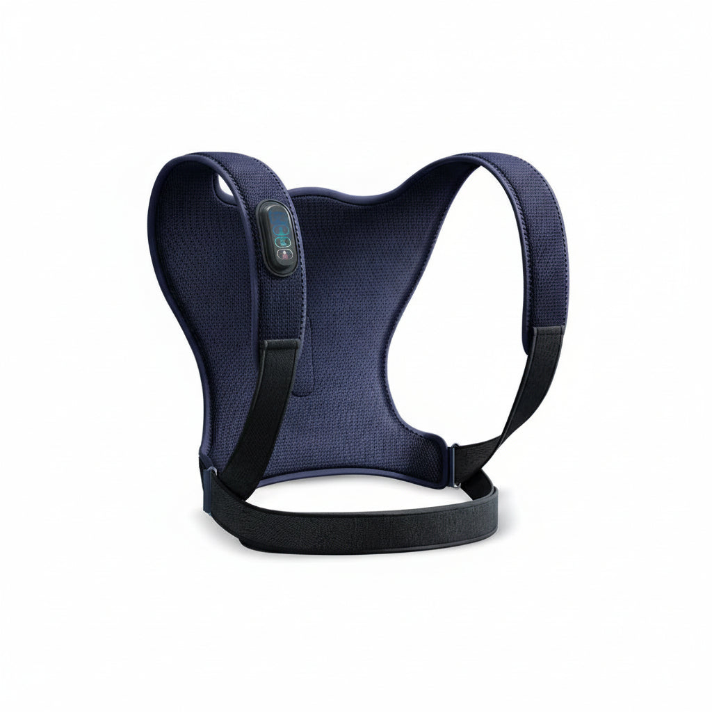 Massaggiatore Wireless per Schiena e Spalle con Impacco Caldo - Vibrazione a 3 Livelli, Sollievo dal Dolore e Supporto Termico