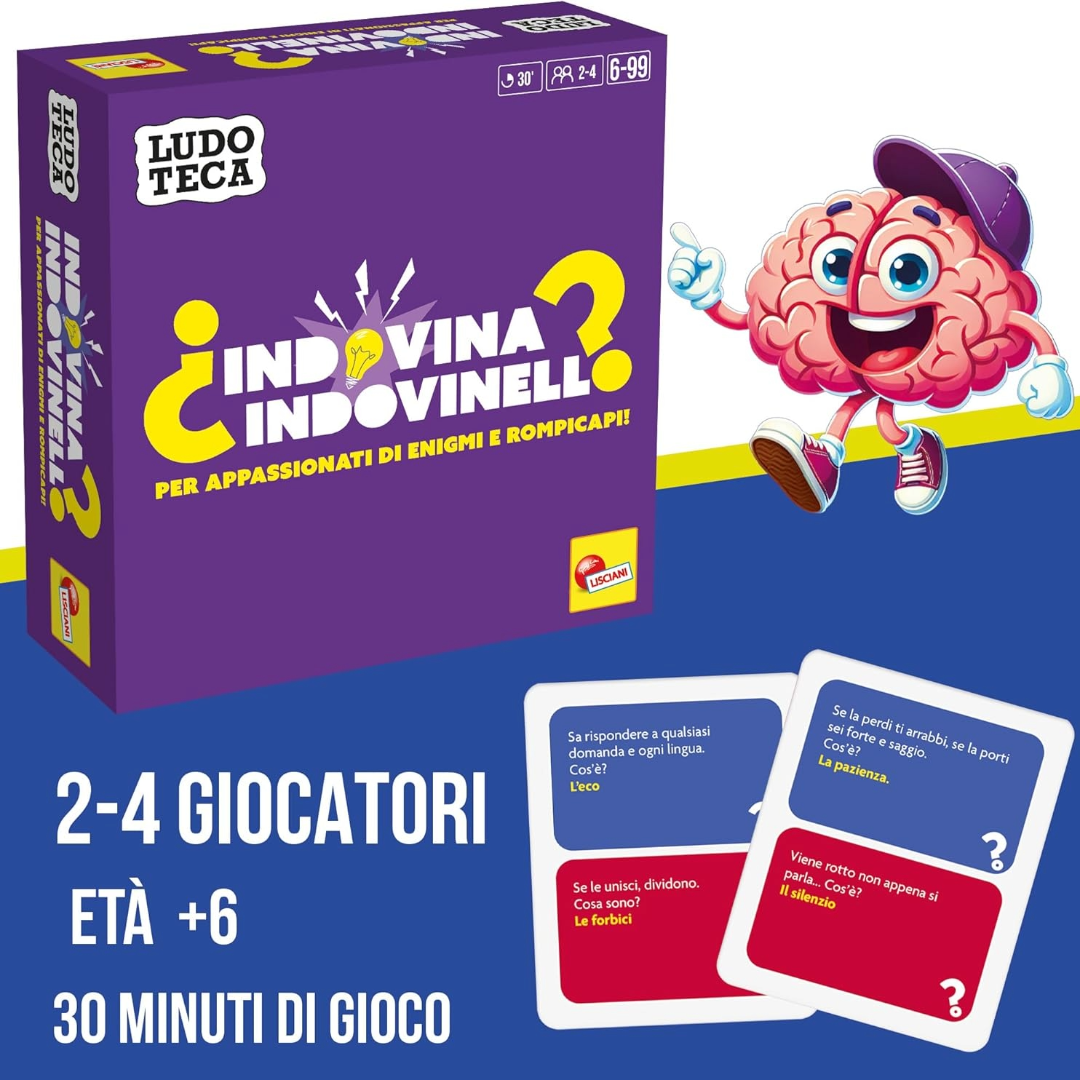 Lisciani Giochi Indovina Indovinello – Per Appassionati di Enigmi