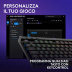 Tastiera Gaming G G515 LIGHTSPEED TKL| Wireless Meccanica