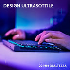 Tastiera Gaming G G515 LIGHTSPEED TKL| Wireless Meccanica