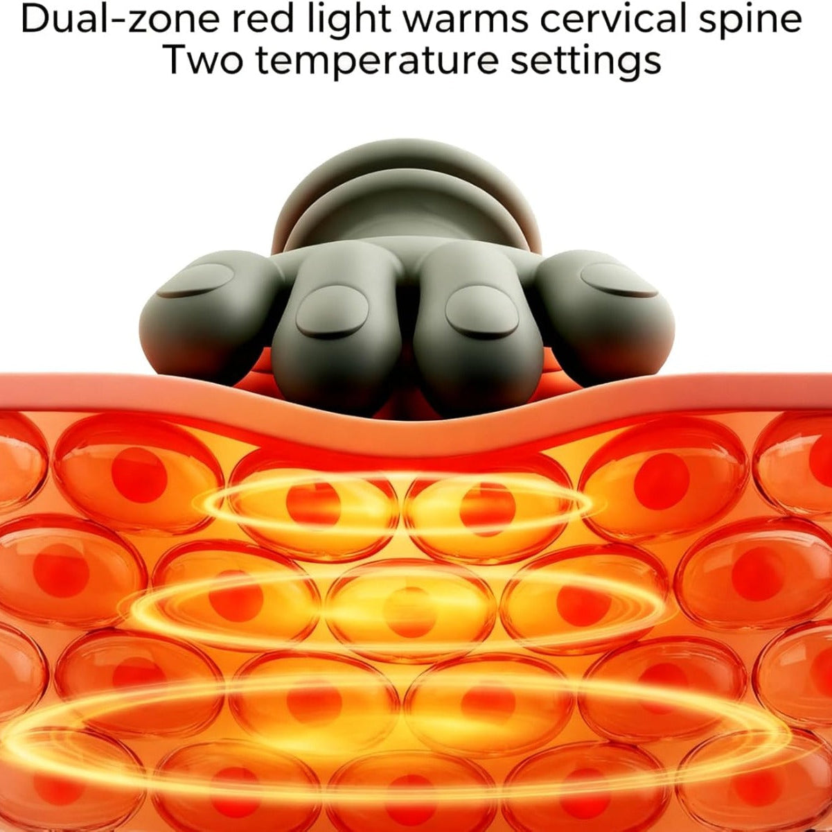 Massaggiatore Schiena e Collo – Wireless, 3 Livelli di Intensità, 2 Livelli di Calore