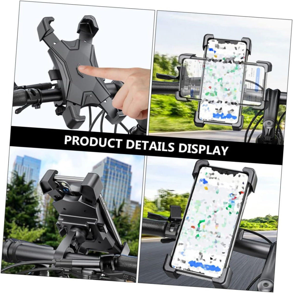 Supporto Telescopico Universale per Smartphone – Per Moto, Scooter e Biciclette