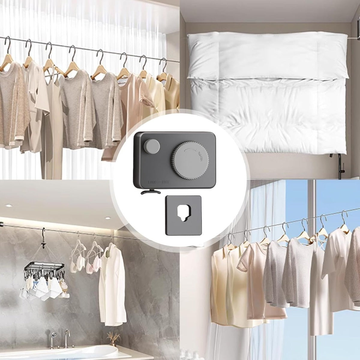 Stendibiancheria Retrattile da Parete – Praticità e Resistenza per Ogni Ambiente