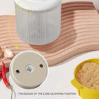 Robot da Cucina Elettrico Salvaspazio in ABS, Tritacarne e Tritatutto Ricaricabile USB, Ideale per Carne, Verdure, Noci e Pasti per Bambini