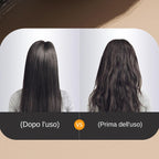 Spazzola per Lisciare i Capelli Senza Fili con Tecnologia Ionica, Pettine Riscaldato con 3 Temperature