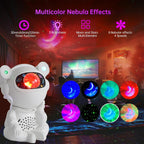Proiettore Galassia Astronauta con Musica Bluetooth, Timer e Controllo Remoto – Lampada LED Nebulosa per Camera da Letto e Decorazione Ambiente