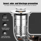 Filtro Cattura Capelli per Lavandino e Doccia – Pop-Up in Acciaio Inox