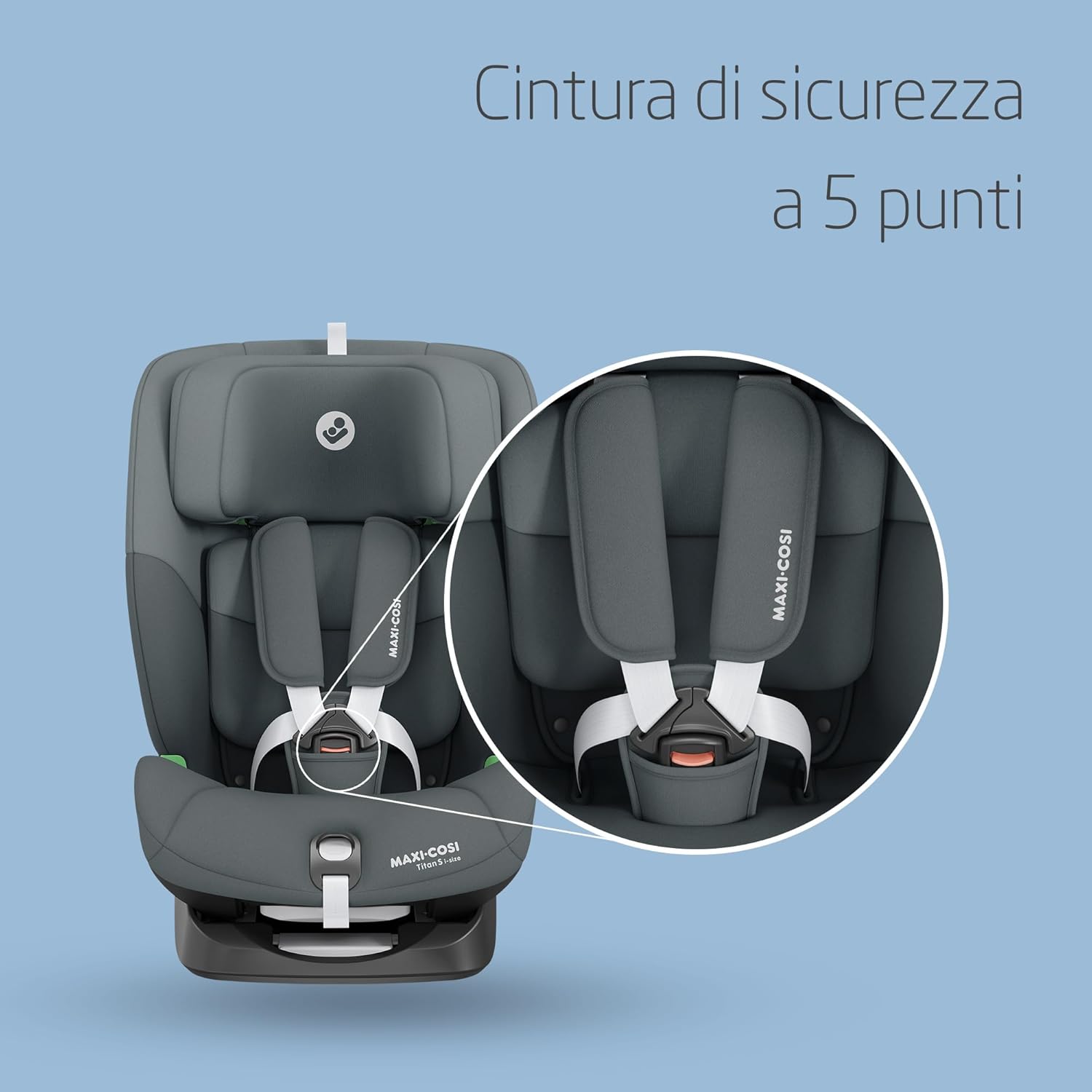 Seggiolino Auto Maxi-Cosi Titan S i-Size Evolutivo 9-36 kg