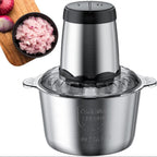 Tritatutto Elettrico da Cucina 3L con Ciotola Staccabile, Motore Potente e Velocità Regolabili, Ideale per Verdure, Cipolle, Frutta e Noci