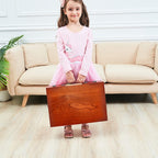 Set da Disegno Portatile Bambini JasCherry – 172 Pezzi, Matite Acquerellabili, Pennarelli e Pastelli in Valigetta di Legno