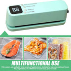 Macchina Sottovuoto Portatile Compatta – Sigillatrice per Alimenti con 10 Sacchetti, Ricarica USB