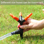 Irrigatore da giardino irrigatore rotante automatico a 360°