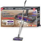 Scopa Aspiratore Senza Fili con Spazzola Rotante, Funzione Anti-Ostruzione e Luce LED