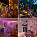 Luci LED Decorative RGB+IC da 7,5 m per Interni ed Esterni – 50 LED Impermeabili in PVC, Controllo via App, Telecomando e USB, Sincronizzazione Musicale, Effetti Personalizzati, Dimmerabili