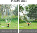 Irrigatore da giardino irrigatore rotante automatico a 360°