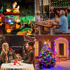 Luci LED Decorative RGB+IC da 7,5 m per Interni ed Esterni – 50 LED Impermeabili in PVC, Controllo via App, Telecomando e USB, Sincronizzazione Musicale, Effetti Personalizzati, Dimmerabili