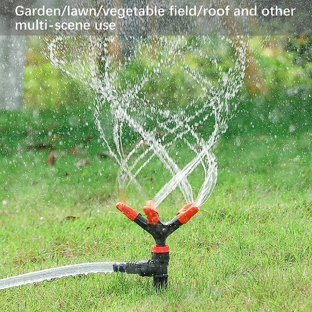 Irrigatore da giardino irrigatore rotante automatico a 360°