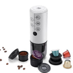 Macchina da Caffè Espresso Portatile 3-in-1 i Cafilas, 17 Bar, Compatibile Nespresso, Dolce Gusto e Caffè in Polvere | Batteria 2600mAh, USB-C, Senza Funzione di Riscaldamento