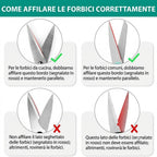 Affilacoltelli Professionale 4 in 1 con Guanto