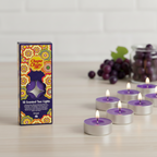 10 Candele Profumate Chupa Chups al Gusto Uva - Tea Lights Fragranza Grape