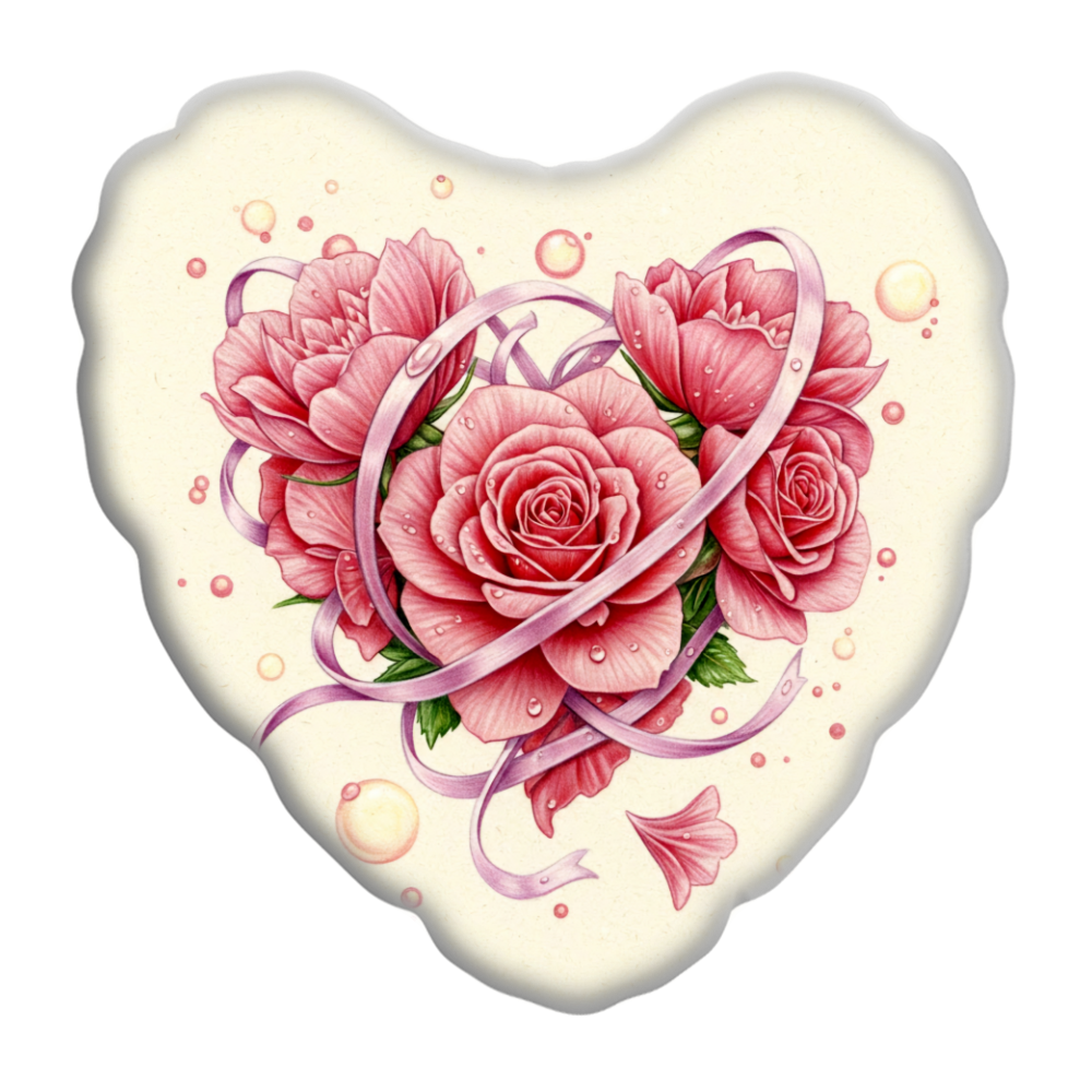 Morbido Cuore di Rose: L’Abbraccio Perfetto per San Valentino