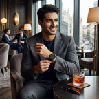 Orologio Ultra-Sottile Elegante Cinturino In Cuoio Ø40mm