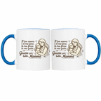 Tazza Mamma Bicolore Idea Regalo Festa della Mamma Ceramica Più Colorazioni