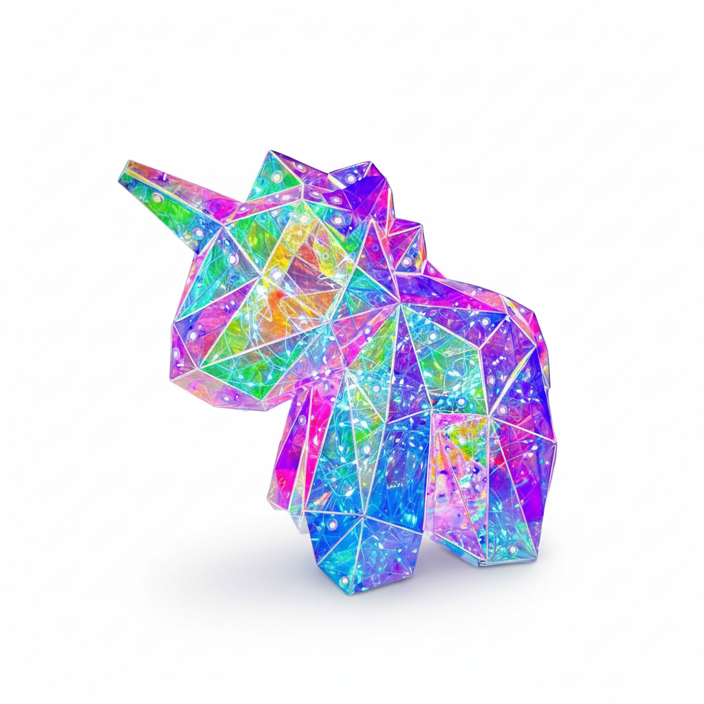 Luce Notturna LED a Forma di Unicorno per Bambini, Lampada Decorativa Colorata per Cameretta e Camera da Letto