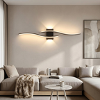 Applique da Parete LED Moderna a Linee Curve (27W - Luce Neutra)