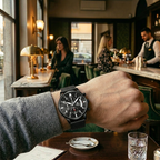 Orologio Analogico Alienwork Uomo | Cronografo al Quarzo Nero