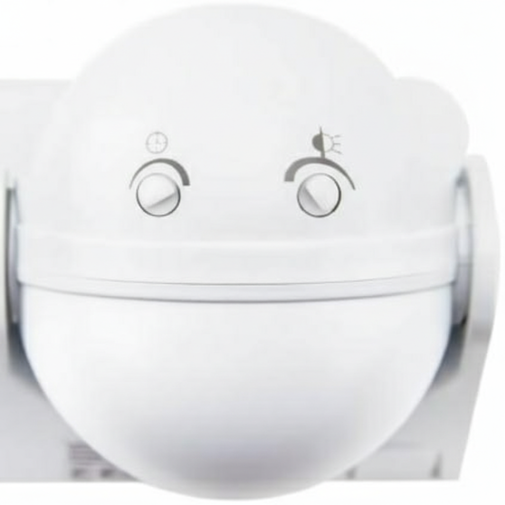 Sensore di Movimento PIR Infrarossi Crepuscolare 180° | Rilevamento fino a 12m, Attivazione Automatica Luce