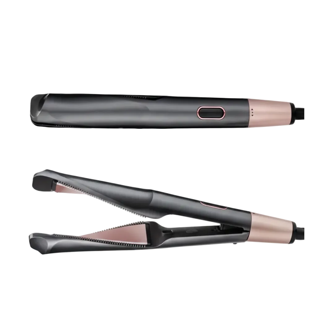 Piastra e Arricciacapelli 2-in-1 con Tecnologia Twist – Display LCD e Calore Regolabile