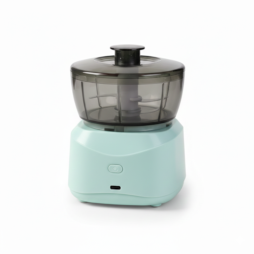 Tritatutto Elettrico Portatile 45 W – Frullatore e Trita-Alimenti Ricaricabile USB, Compatto e Multifunzionale