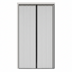 Zanzariera Magnetica per Porta 90 x 210 cm – Tenda Anti-Insetti con Chiusura Automatica Magnetica, Rete in Poliestere Resistente - Nero