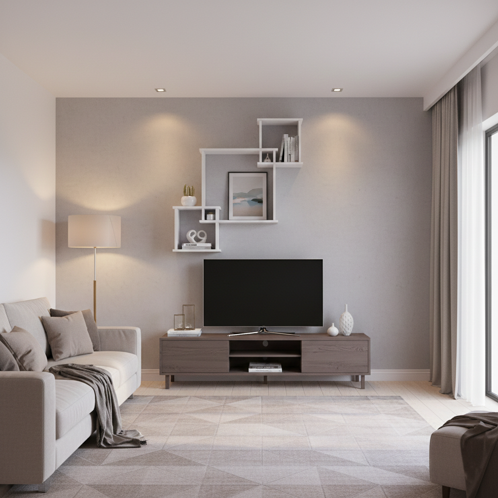 Cubi da parete set da tre pezzi - Design adatto per foto e decorazioni