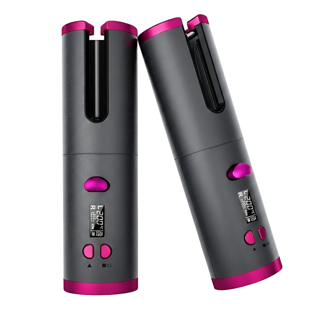 Ferro Arricciacapelli Automatico Senza Fili, Arricciacapelli Portatile Ricaricabili