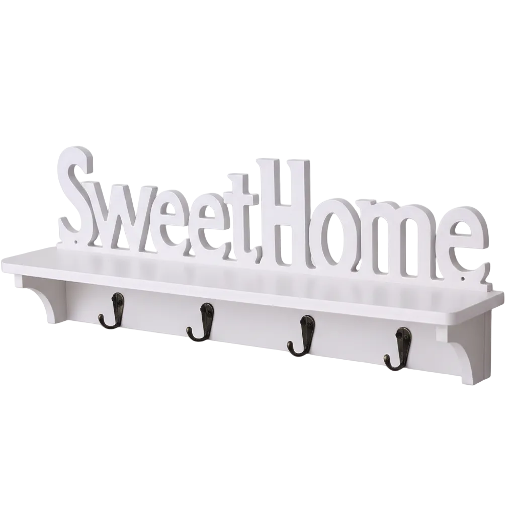 Guardaroba appendiabiti Sweet Home 4 ganci 47x8