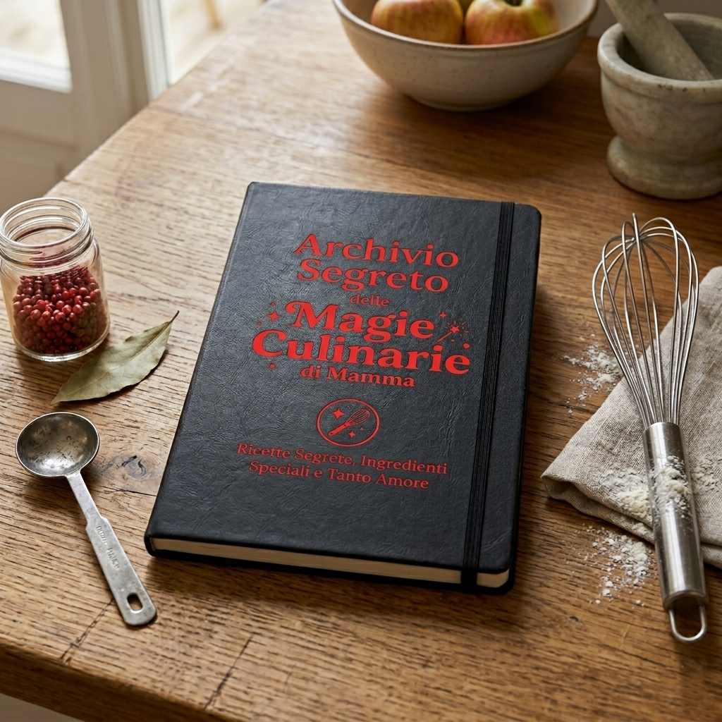 Quaderno Mamma Archivio Segreto Delle Ricette Idea Regalo Originale