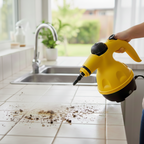 Pulitore a Vapore Portatile – con 9 Accessori Inclusi per cucina, divano, bagno, auto e finestre