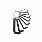 Set 10 Chiavi a Brugola Esagonali Kombo - Misure 1.5-10mm con Anello Portachiavi