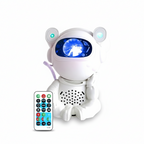 Proiettore Galassia Astronauta con Musica Bluetooth, Timer e Controllo Remoto – Lampada LED Nebulosa per Camera da Letto e Decorazione Ambiente