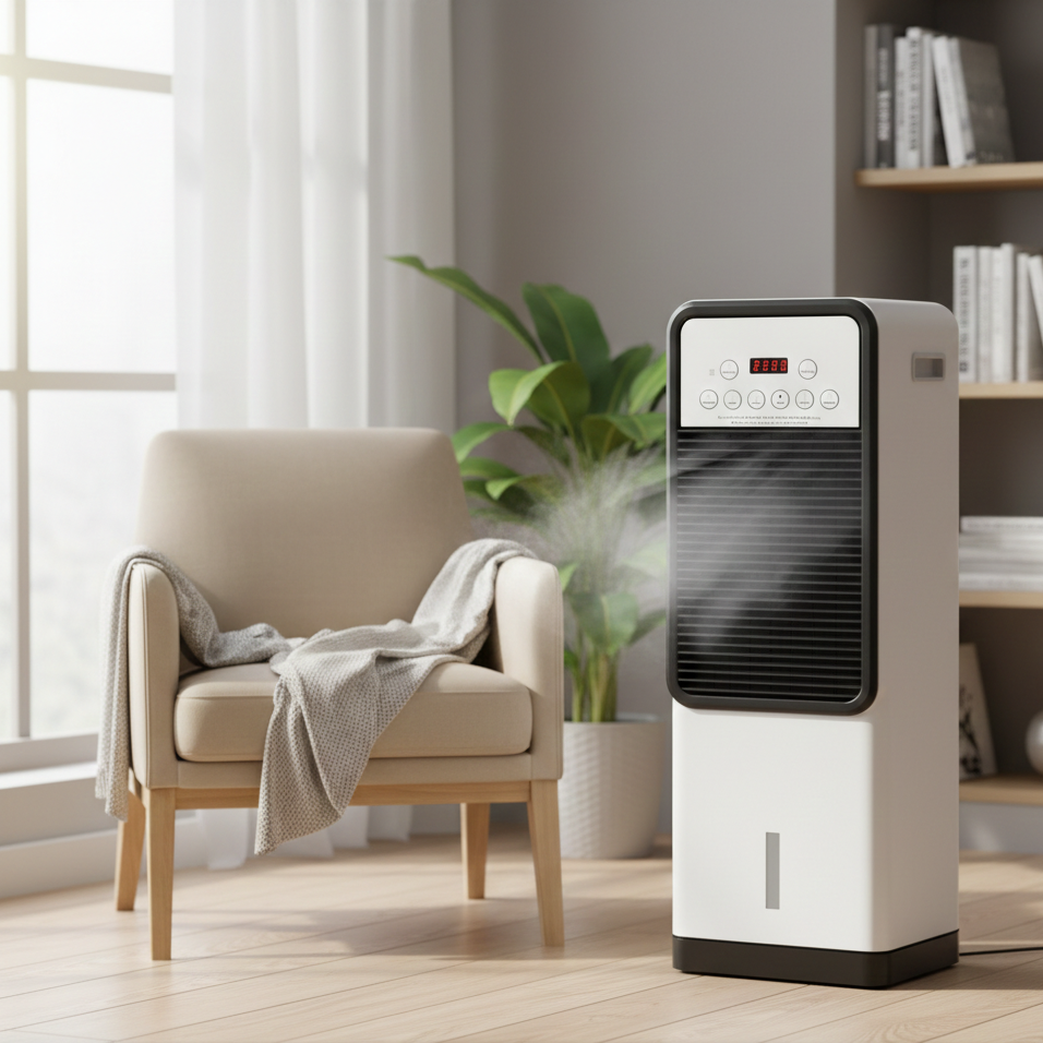 Raffrescatore Portatile 3 in 1 – Aria Calda, Fredda e Deumidificatore (1600/1800W) per combattere sia il caldo che il freddo