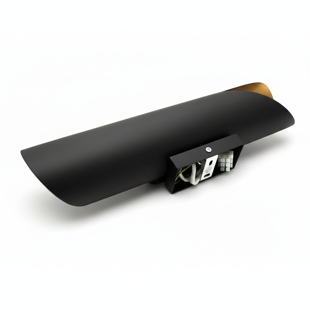 Applique Moderna da Parete - Lampada LED con Design Elegante (nero)