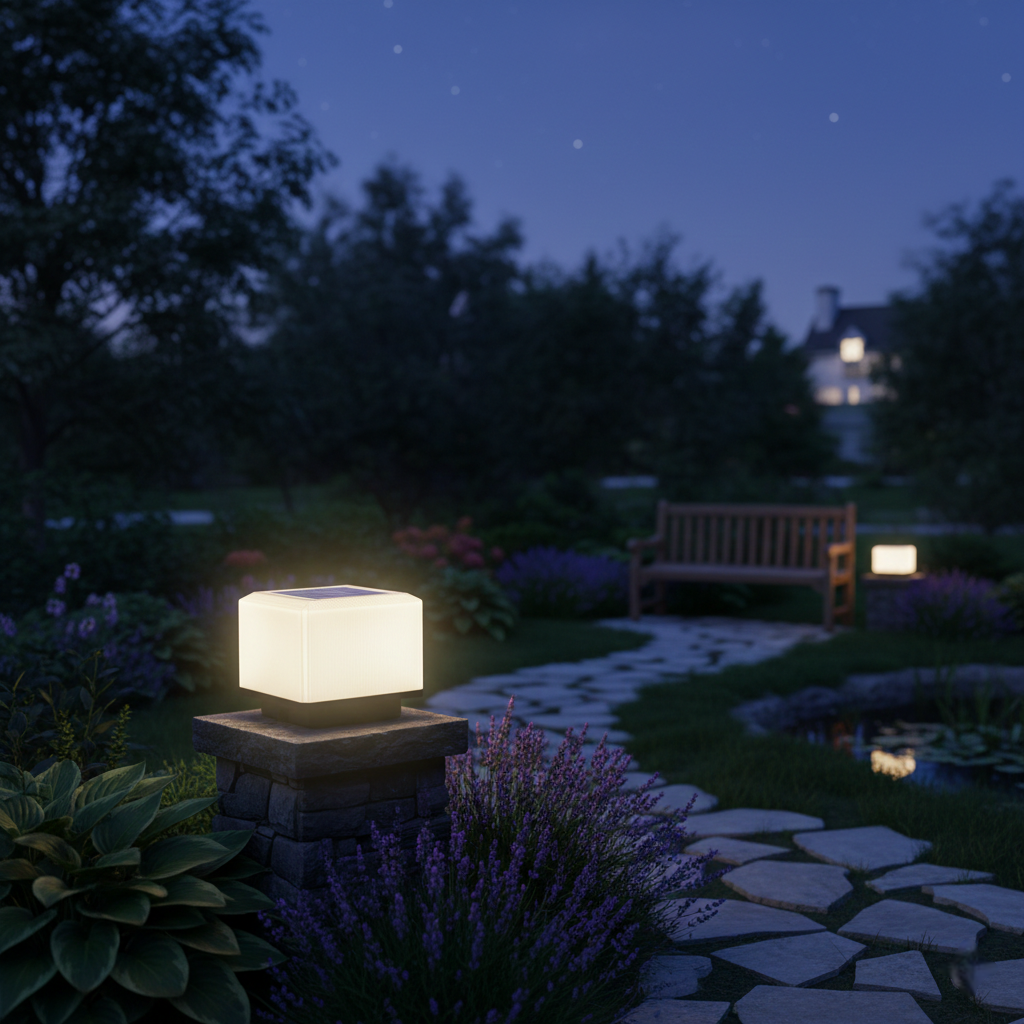 Lampada Solare ZQ100-3C LED 15W per Cancelli: Eleganza, Efficienza ed Eco-Sostenibilità