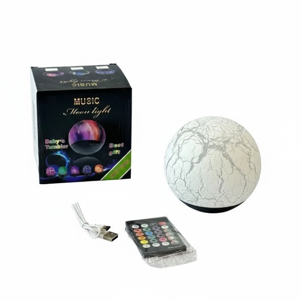 Palla Musicale con Altoparlante – Illuminazione e Musica in un Unico Dispositivo